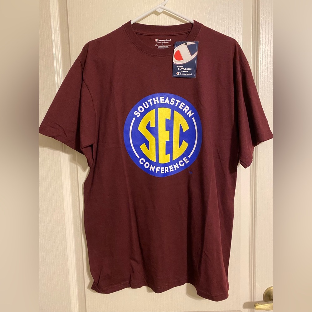 Tee Shirt Short Sleeve Texas A&M “SOUTHEASTERN CONFERENCE” Size L
